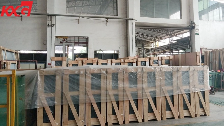Empaques de fábrica de vidrio de construcción KXG