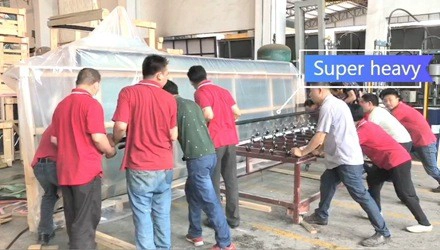 Embalaje Jumbo de vidrio aislante de gran tamaño (IGU), vidrio de estructura grande
