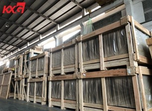 Embalaje de caja de madera de vidrio