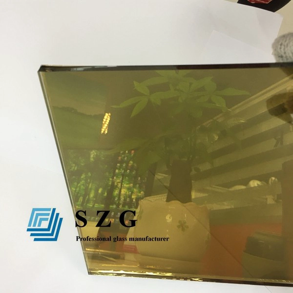golden reflective glass 6mm