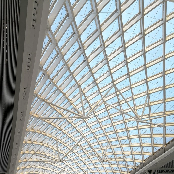24.52mm laminated double glazing skylight, 9.52mm tempered laminated glass + 9mm argon gap+ 6mm tempered glass for canopy, 24.52mm laminated insulated glass roof