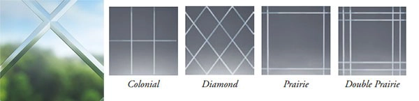 V groove glass patterns and supplier