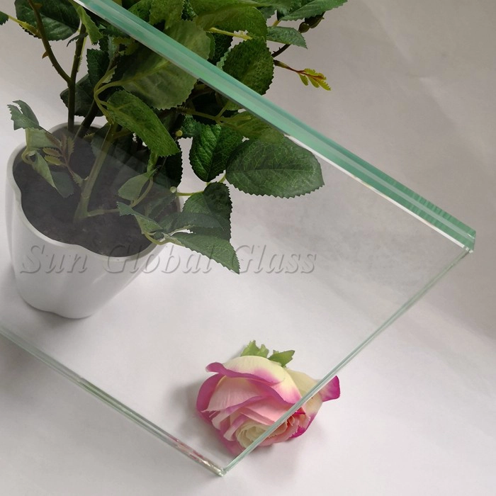 13.52 low iron SGP tempered laminated glass, 13.52mm ultra clear toughened SGP laminated glass, 5mm+5mm SGP laminated glass low iron, SGP sentry laminated glass