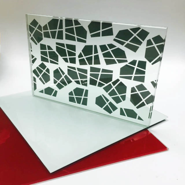 silk screen tempered glass 10mm