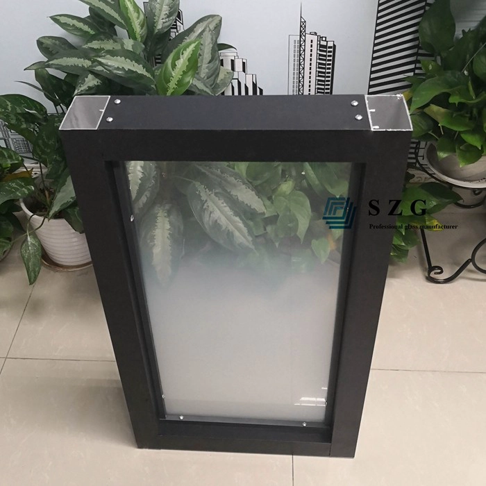 gradient glass partition with frame, partition glass with frame s, glass partition with accessory, gradient printed tempered glass, 13.52mm gradient laminated glass