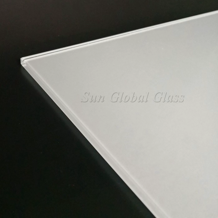 8mm silk screen starphire glass