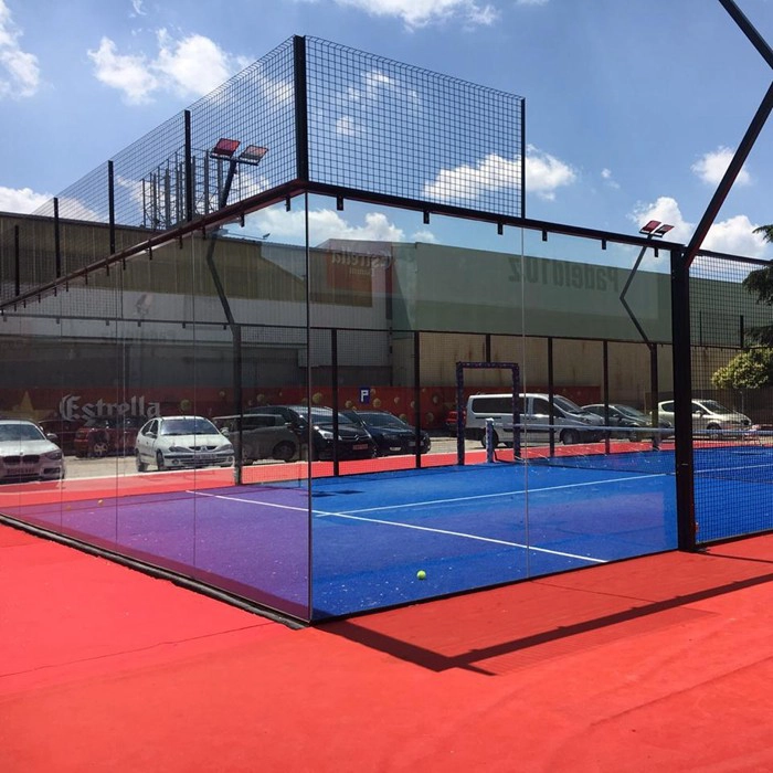 SGCC certified 12mm Platform tennis court Paddle court glass