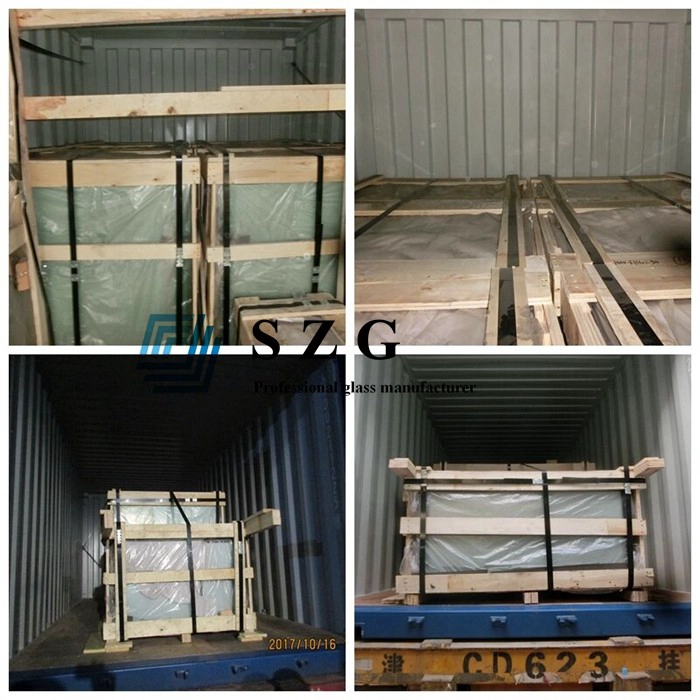 SGP sentry low iron glass laminated, hurricane proof laminated glass ultra clear,