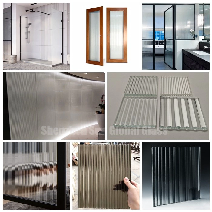fluted glass application
