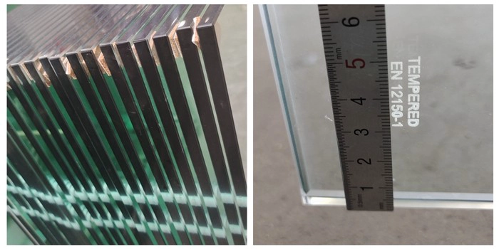 10mm folding sliding door glass