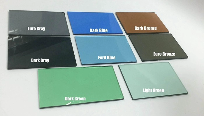 Tinted shower door Glass
