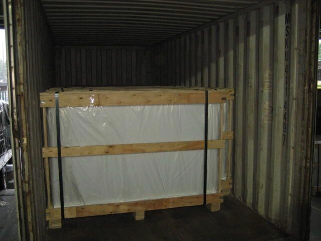 package of 4mm aqualite clear patterned glass