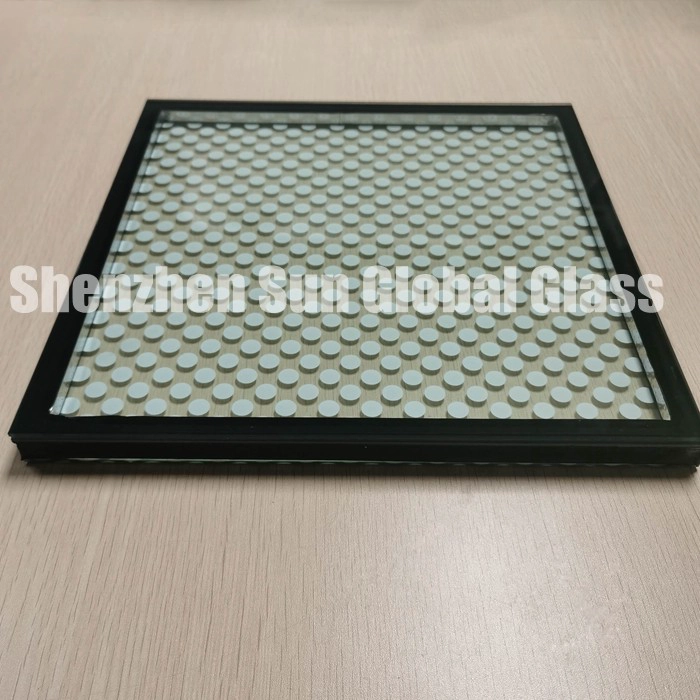 double glazed units, double glass, 31.52mm low iron IGU, ultra clear double glazing, DGU, printing IGU, vidrio aislante, insulated glass, China glass factory, decorative glass