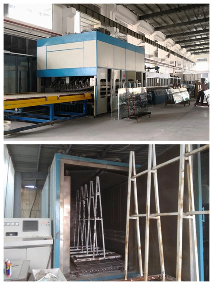 8mm transparent tempered HS curved glass, 8mm clear HST curved glass, 8mm tempered heat soak curved glass