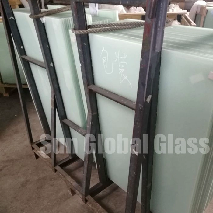 25.52mm frosted laminated glass canopy roof