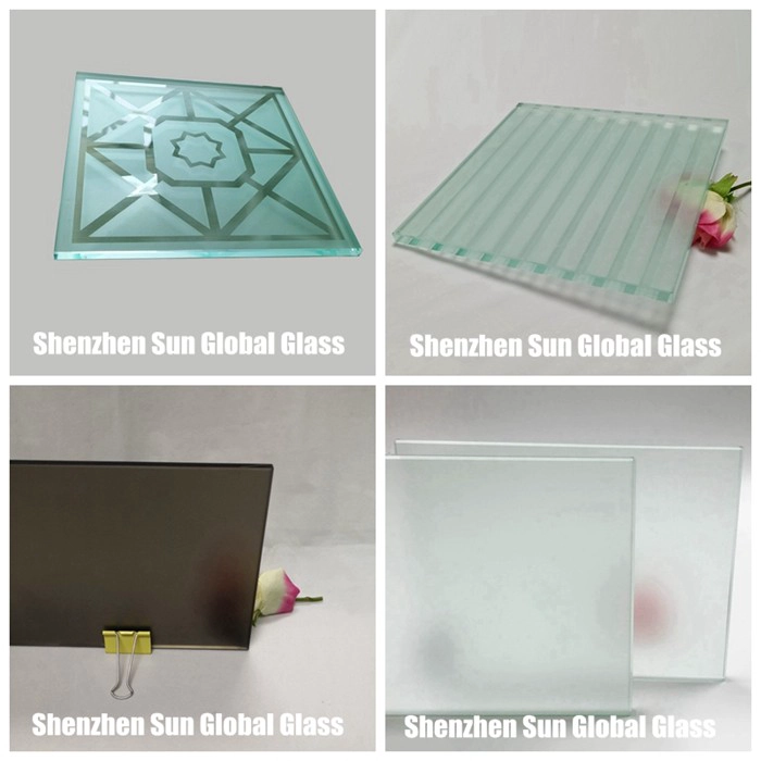 frosted glass shower door