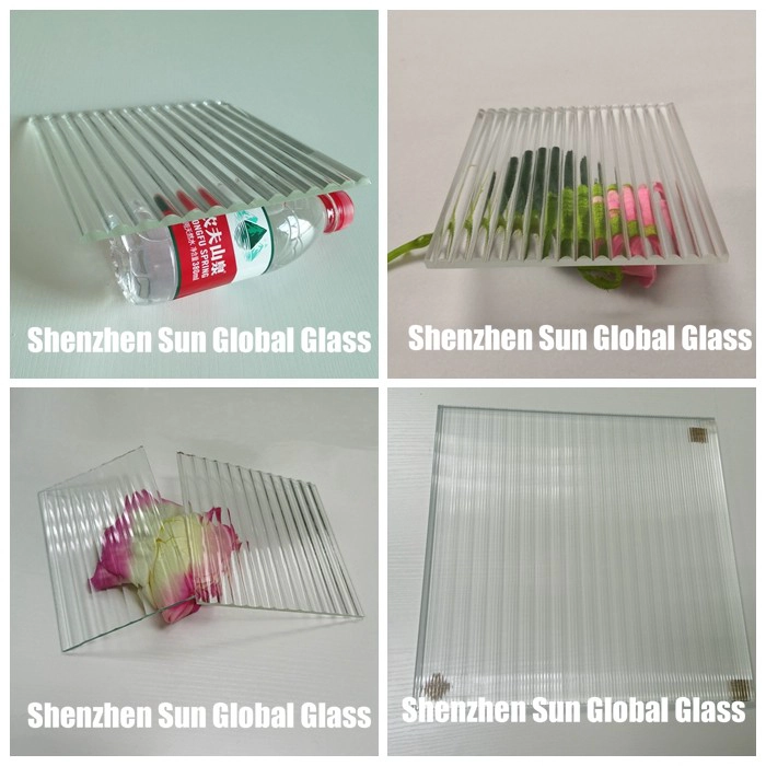 low iron ribbed glass