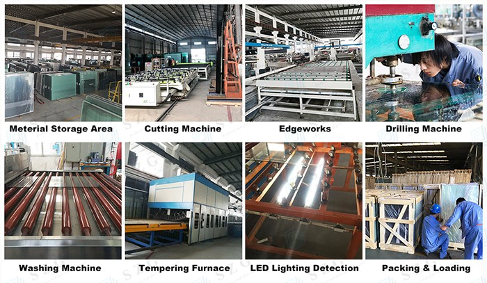 processed glass factory