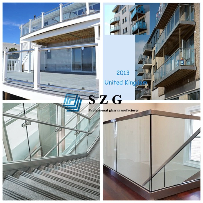 8.76 tempered laminated glass, balustrade glass manufacturer, sandwich glass, PVB laminated glass, 4mm+4mm laminated glass, glass handrail, safety glass