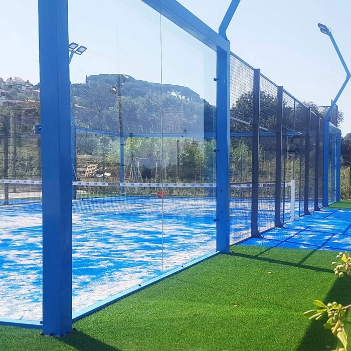 SGCC certified 12mm Platform tennis court Paddle court glass