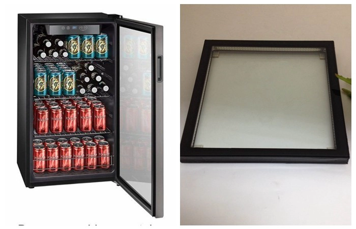 Refrigerator door glass, digital glass, freezer door, silk screen printing glass, Beverage cooler glass door, ESG tempered printing glass, printing glass low iron, printing glass, 3.2mm printed glass 