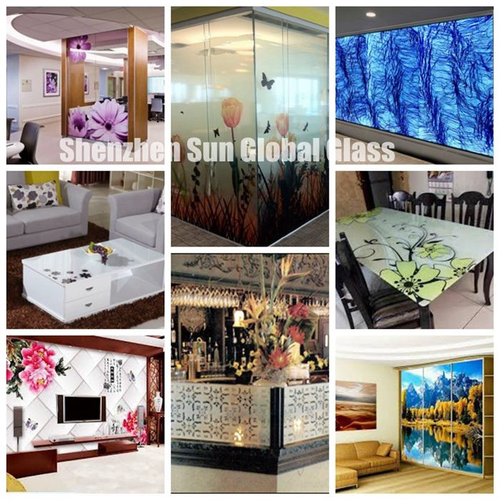 Refrigerator door glass, digital glass, freezer door, silk screen printing glass, Beverage cooler glass door, ESG tempered printing glass, printing glass low iron, printing glass, 3.2mm printed glass 