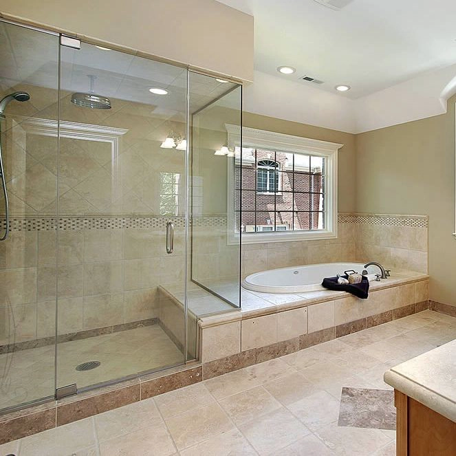 6mm clear tempered glass shower door, 1/4 inch clear toughened glass bathroom door, 6mm transparent safety glass shower cabinet
