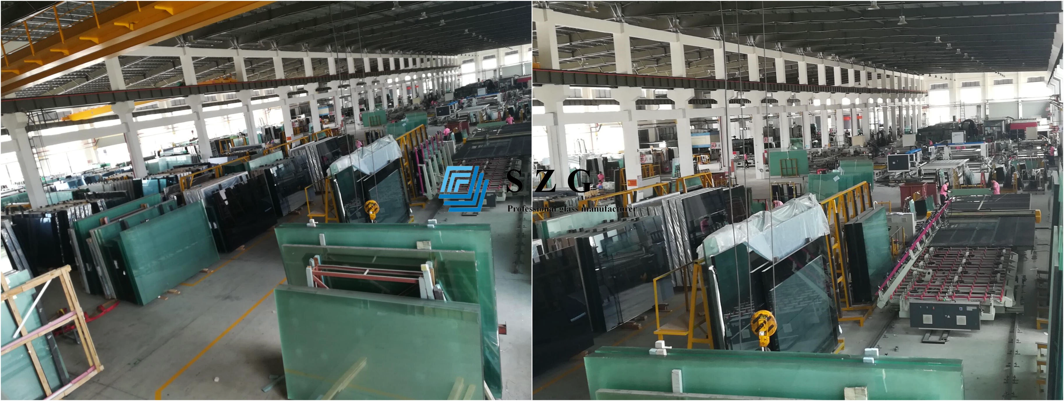 SZG high quality, less cost, EN12150, EN12600 standard tempered glass and laminated glass, for Padel court use only