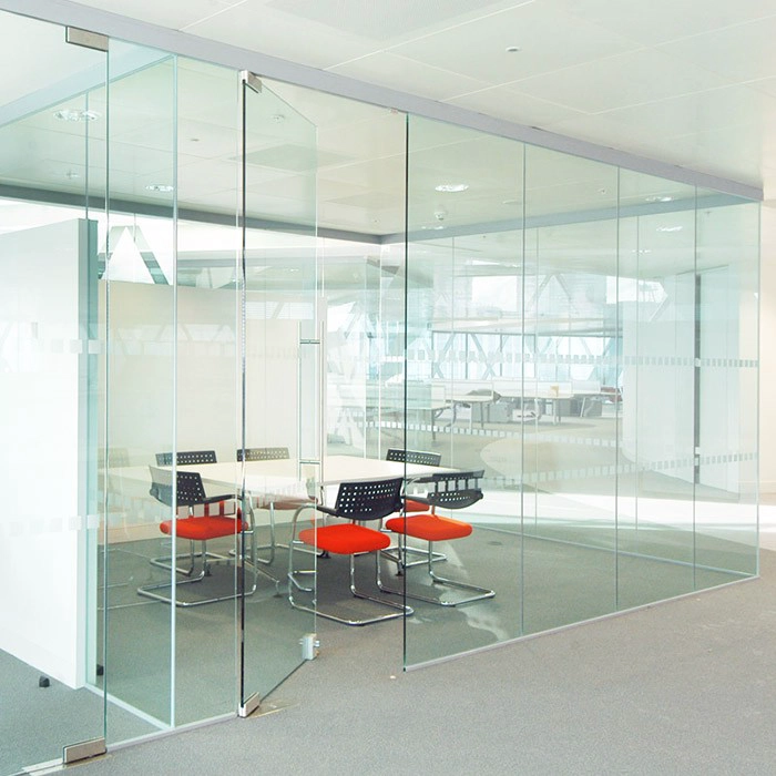 SZG tempered laninated frameless glass hinge door