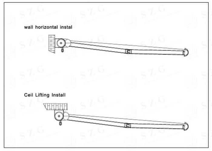 SZG Motorized Full Cassette Awning Canopy