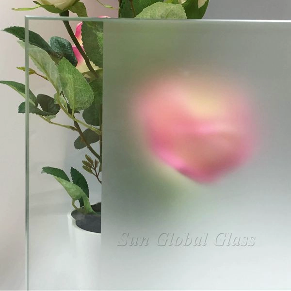 10mm acid etched glass