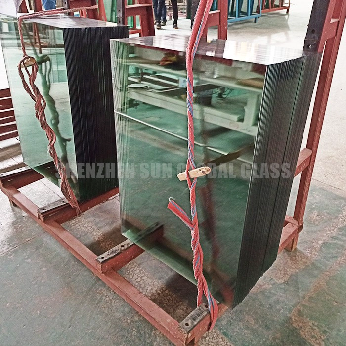 SZG 10mm tempered glass standoff railing