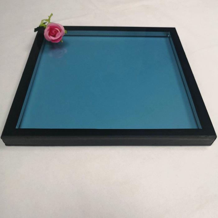 insulating glass price, 28mm double glass,  solar reflective  glass, ford blue IGU, 28mm blue double glazing, insulated glass,blue low E double glazing, curtain wall glass, fireproof insulating glass