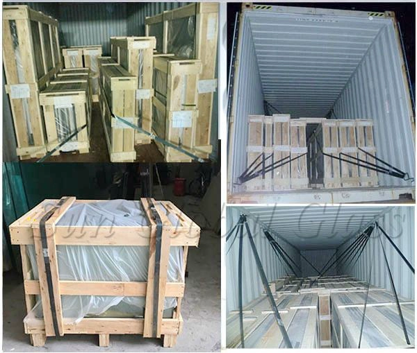 13.14mm light grey laminated tempered glass manufacturer, 664 laminated toughened glass sheets, 6mm+6mm PVB tempered sandwich glass wholesaler