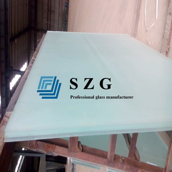 15mm acid etched glass
