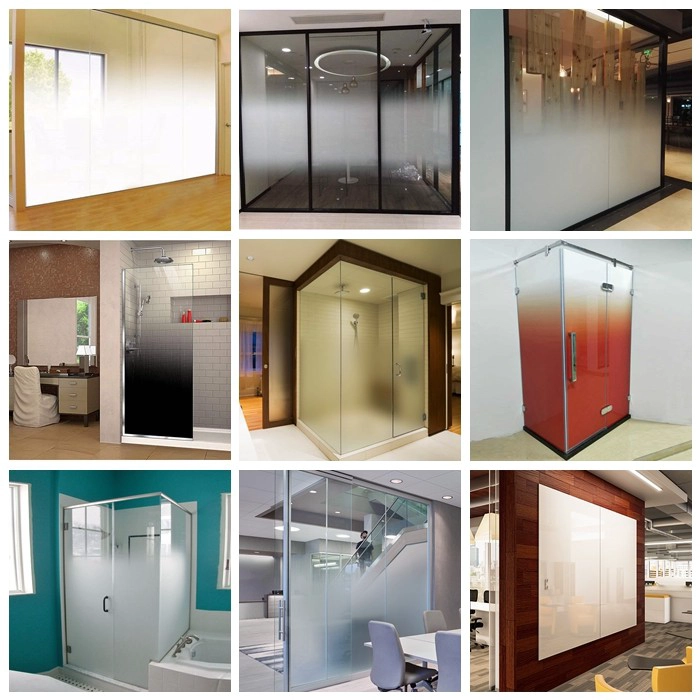 fluted glass application