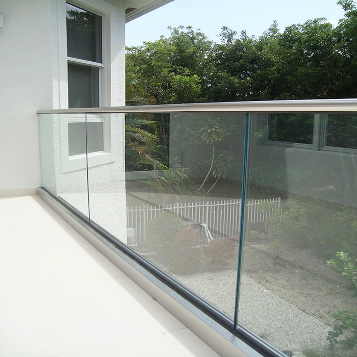szg glass balustrade top rail handrail tube 