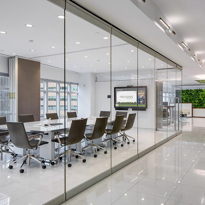 SZG 12mm Tempered Glass Aluminium U Channel Partition Wall