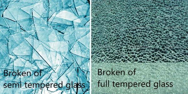 semi tempered glass and full tempered glass