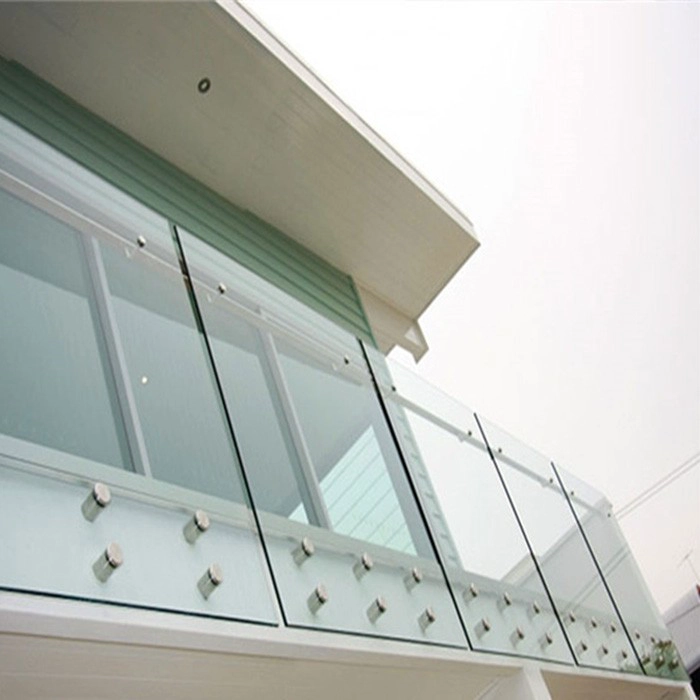 SZG 10mm tempered glass standoff railing