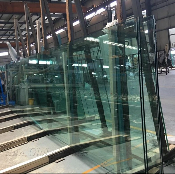 Cina Vetro temperato chiaro 12mm di jumbo, vetro di sicurezza temperato di 12mm jumbo, vetro di sicurezza temperato 12mm produttore