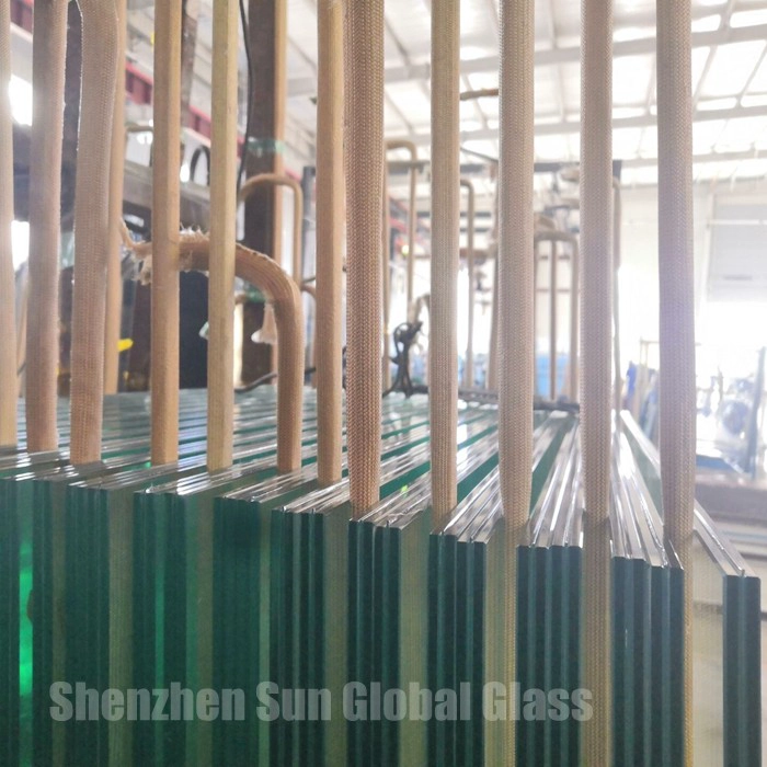 13.52mm tempered glass for Roofing glass panels,6mm+6mm toughened glass for roof glass,66.4 esg vsg laminated safety glass for roofing