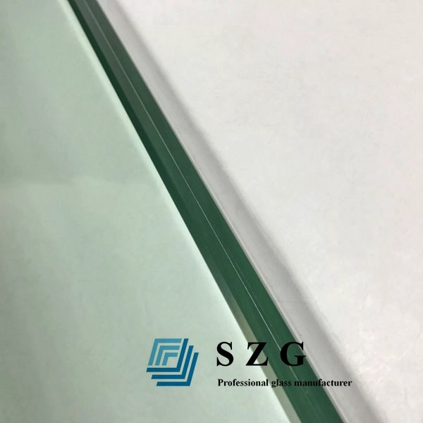 17.52 mm calor reforzado vidrio laminado, 8 mm claro HS + 1.52 mm pvb + 8 mm claro templado vidrio laminado, 884 vidrio laminado semi templado