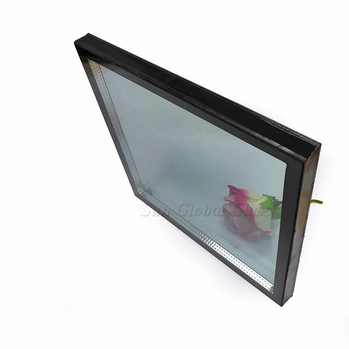Unidad de doble acristalamiento de ahorro de energía de 24 mm con separador de argón, vidrio aislado templado low e templado de 6 mm + 12 A + 6 mm, separador de argón templado fábrica de vidrio hueco