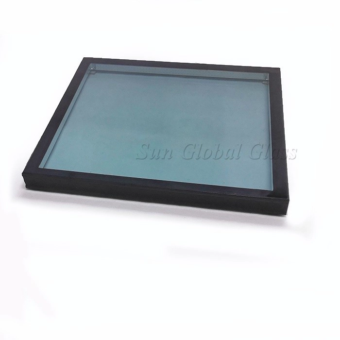 5mm + 12A + 5mm vetro temperato argon temperato low e , vetro temperato satinato IGU a risparmio energetico 22mm, vetro isolante acustico doppio vetro isolante