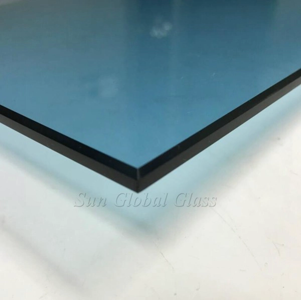 6mm light blue tempered glass, 6mm ford blue toughened glass,blue tempered ssafety glass