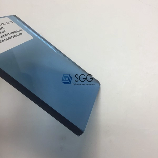 8MM ford blue float glass, 8MM light blue glass, 8MM ford blue tinted glass