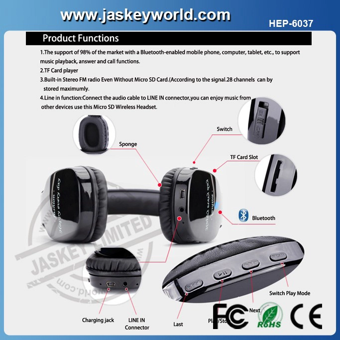 Wireless Stereo Headphones