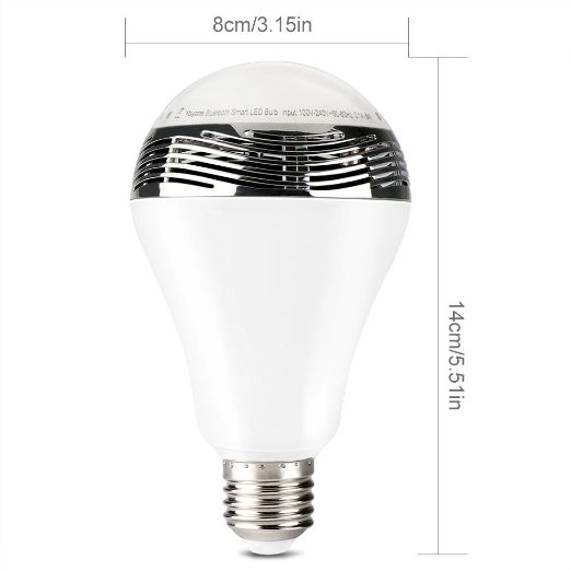 Bluetooth Light Bulb Speaker