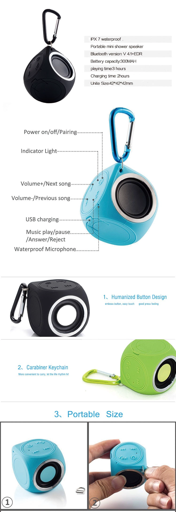 Ipx7 Bluetooth Speaker 